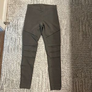 Express Grey / Gray Moto Leggings